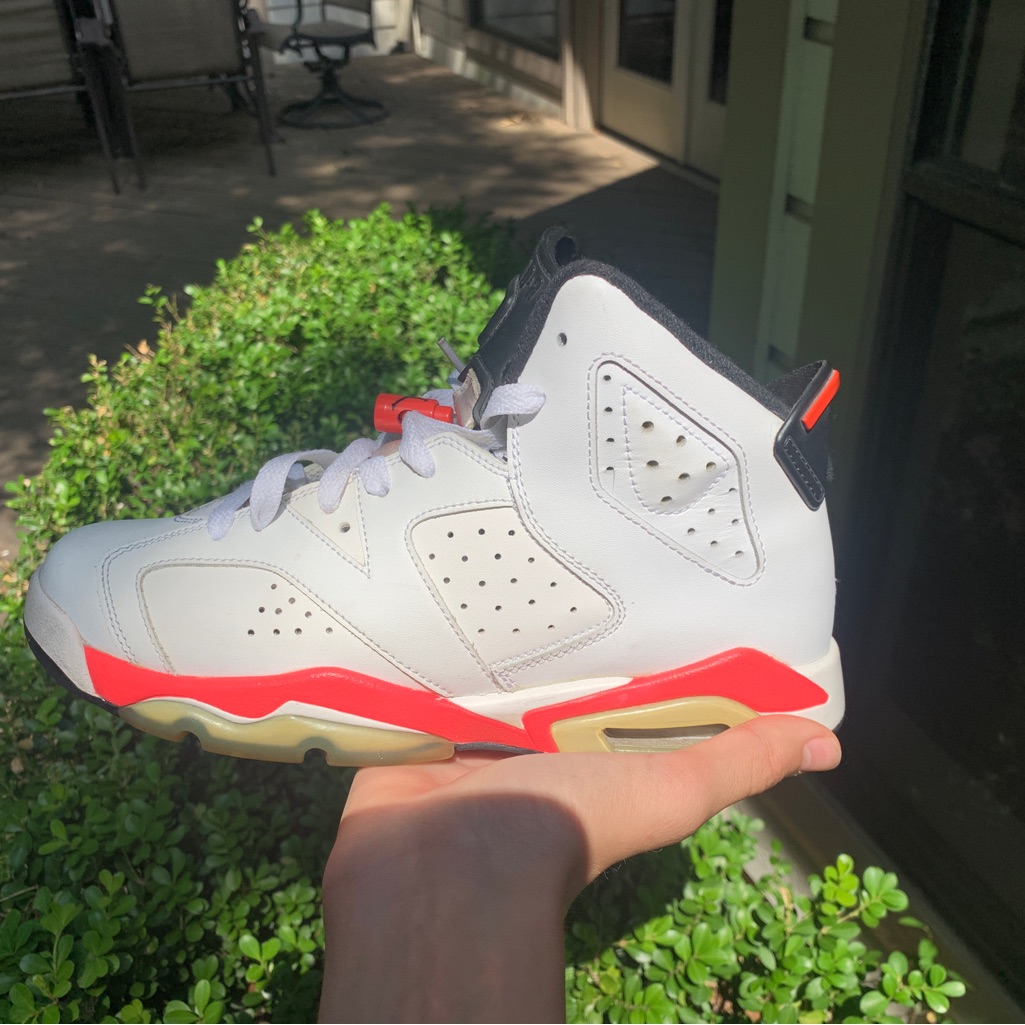 Jordan 6 Infrared White Size 6 Mens